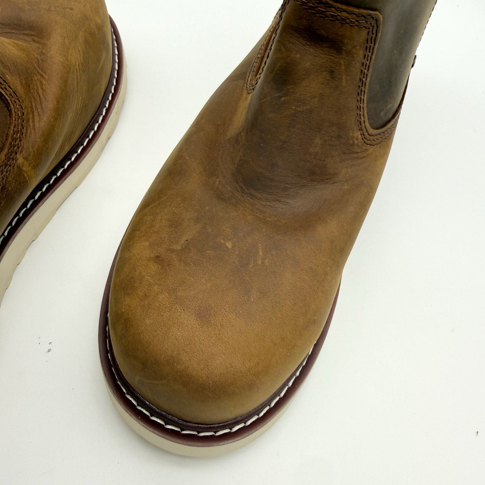 Brunt Mens The Bolduc Composite Toe Work Boot US 12 Brown Leather WP EH SR NWOB