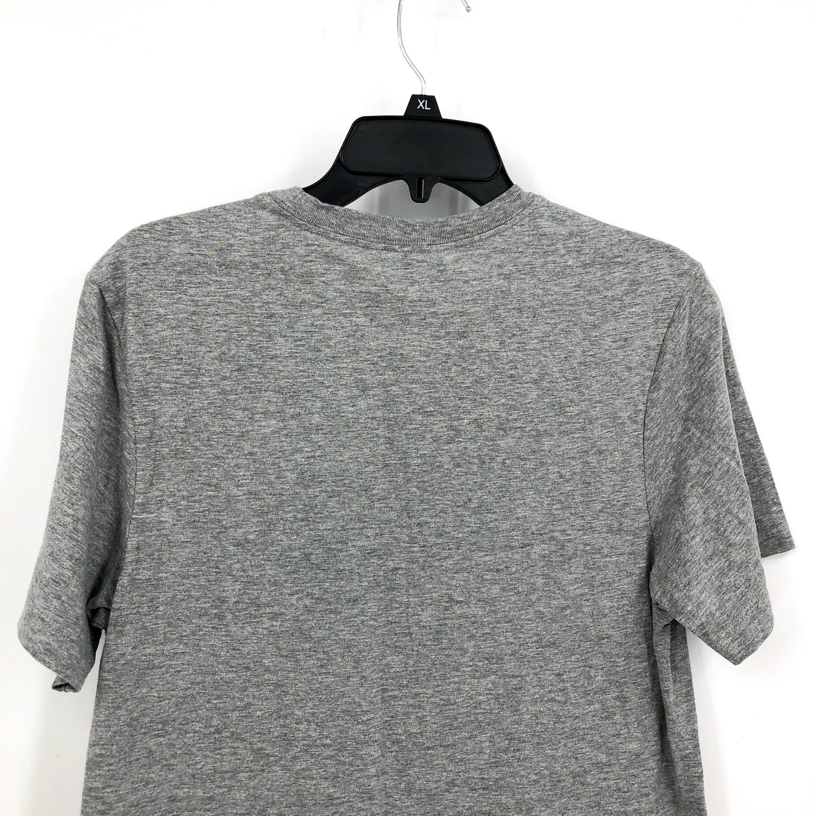 NIKE Mens New Orleans Saints Logo T-Shirt Medium Heather Grey Short Sleeve NWT