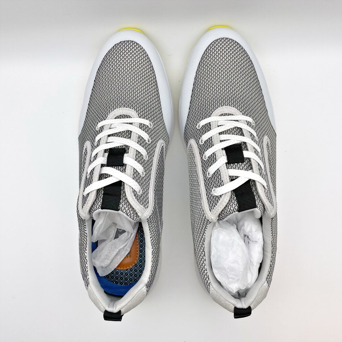 Vince Camuto Mens Emmitt Casual Sneakers Size 10 White Mesh NIB