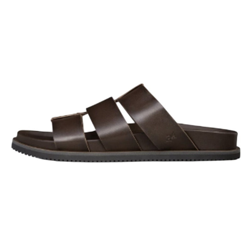 Allen Edmonds Mens Davis Sandals US 9 EU 43 Dark Brown Leather Fisherman NIB