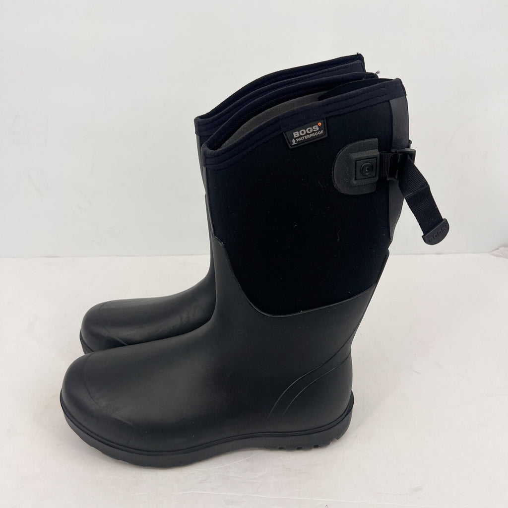 BOGS Women Neo-Classic Tall Adjustable Calf Boots Size 11 Black Waterproof NWT