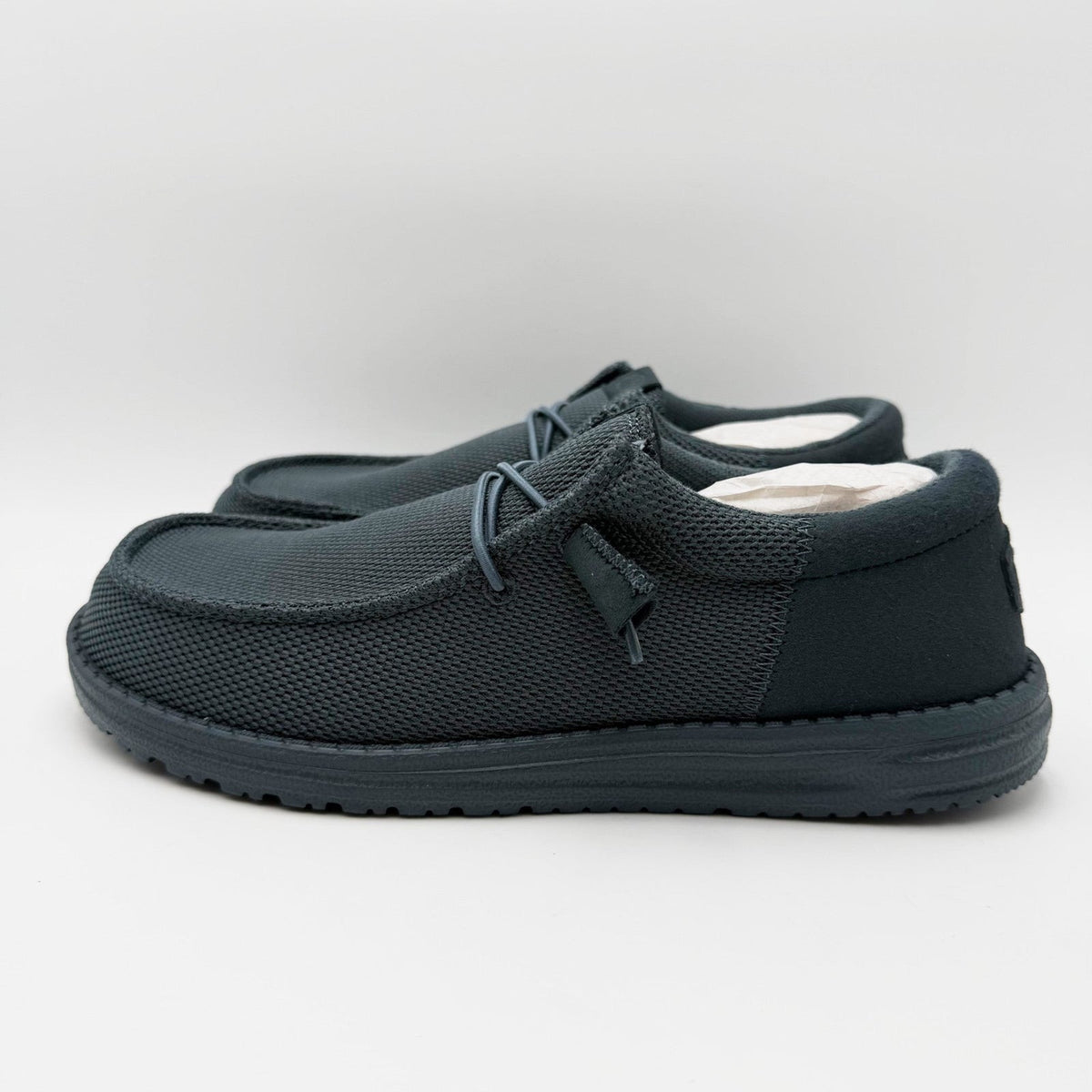 Hey Dude Mens Wally Funk Mono Slip On Shoes Size 8 EU 41 Dark Slate Gray NIB