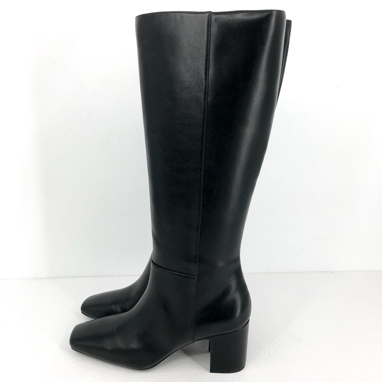 Anne Klein Womens Sawyer Heeled Knee High Boots US 10 Black NWOB