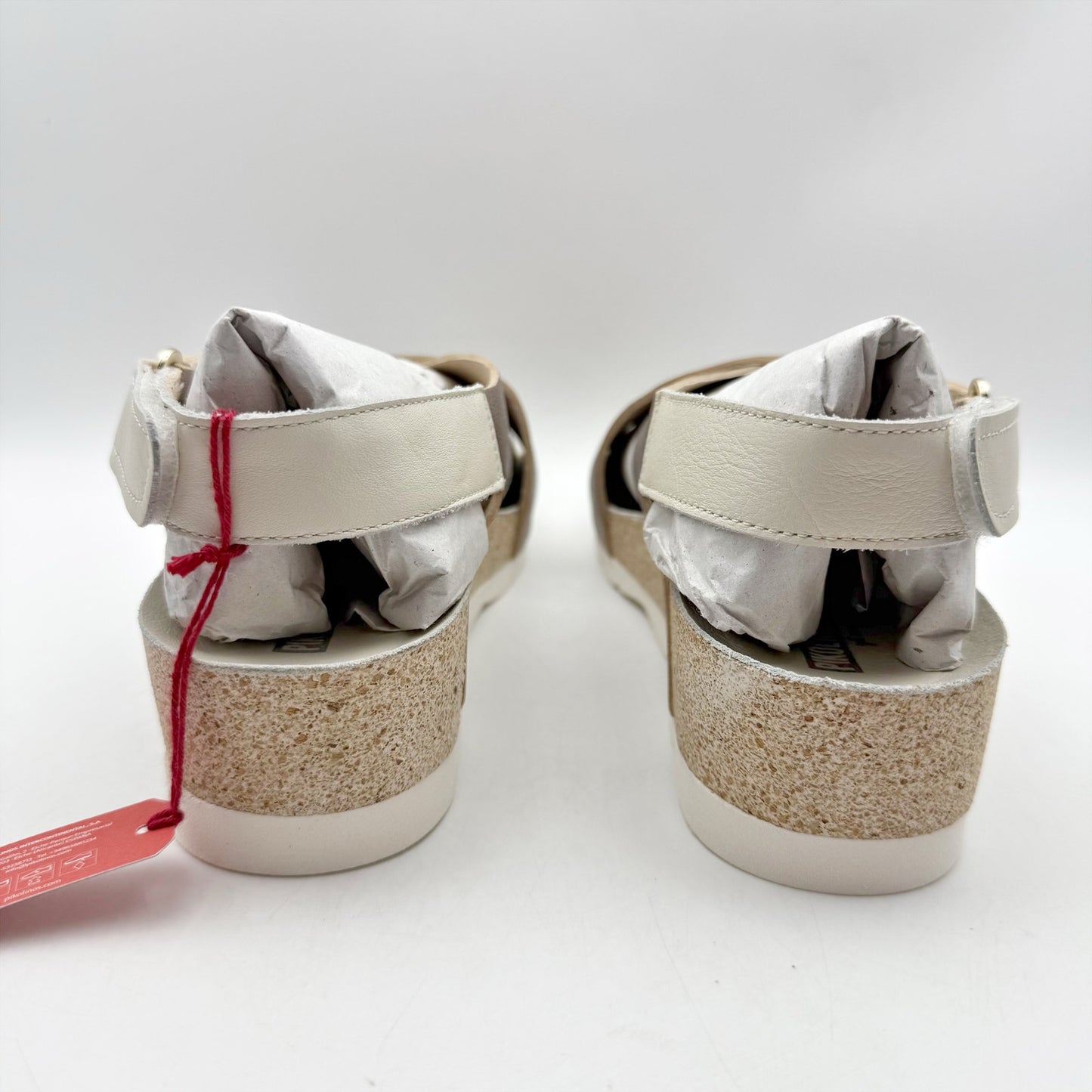 PIKOLINOS Womens Mahon W9E-0912CLC1 Sandals EU 41 US 10.5-11 Beige Leather NIB