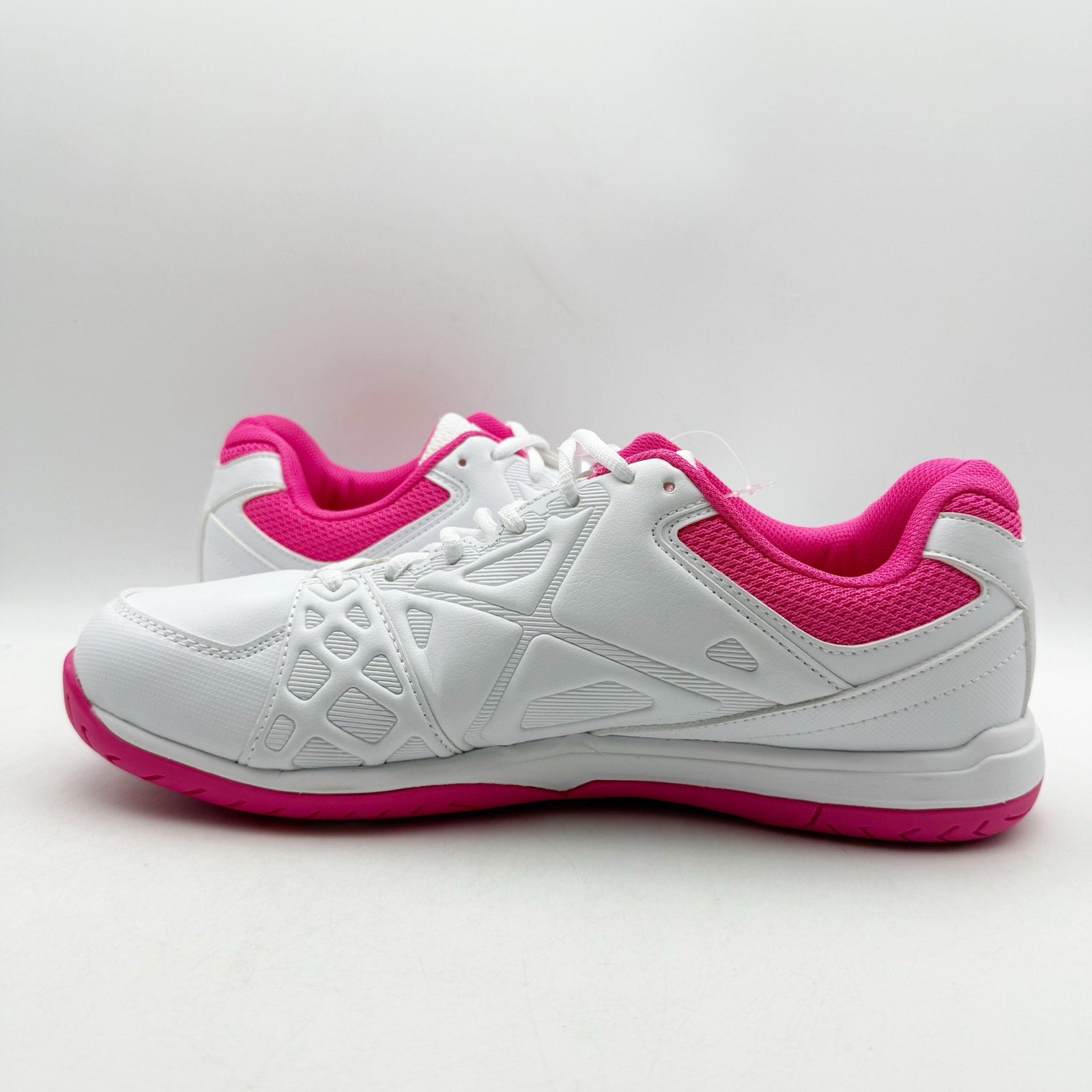 FILA Womens Double Bounce 3 Pickleball Athletic Shoe Size 9 EU 40 White Pink NIB