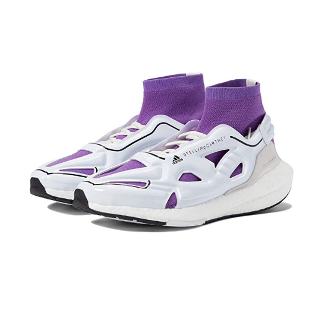 Adidas Stella McCartney Womens Ultraboost 22 Elevated Sneaker Size 9.5 White Purple