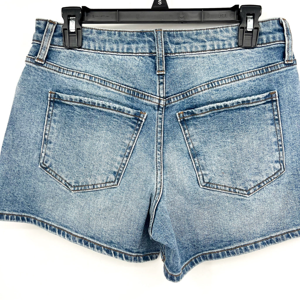 KUT FROM THE KLOTH Jane Denim Shorts Size 2 Peaceful Blue High Rise NWT