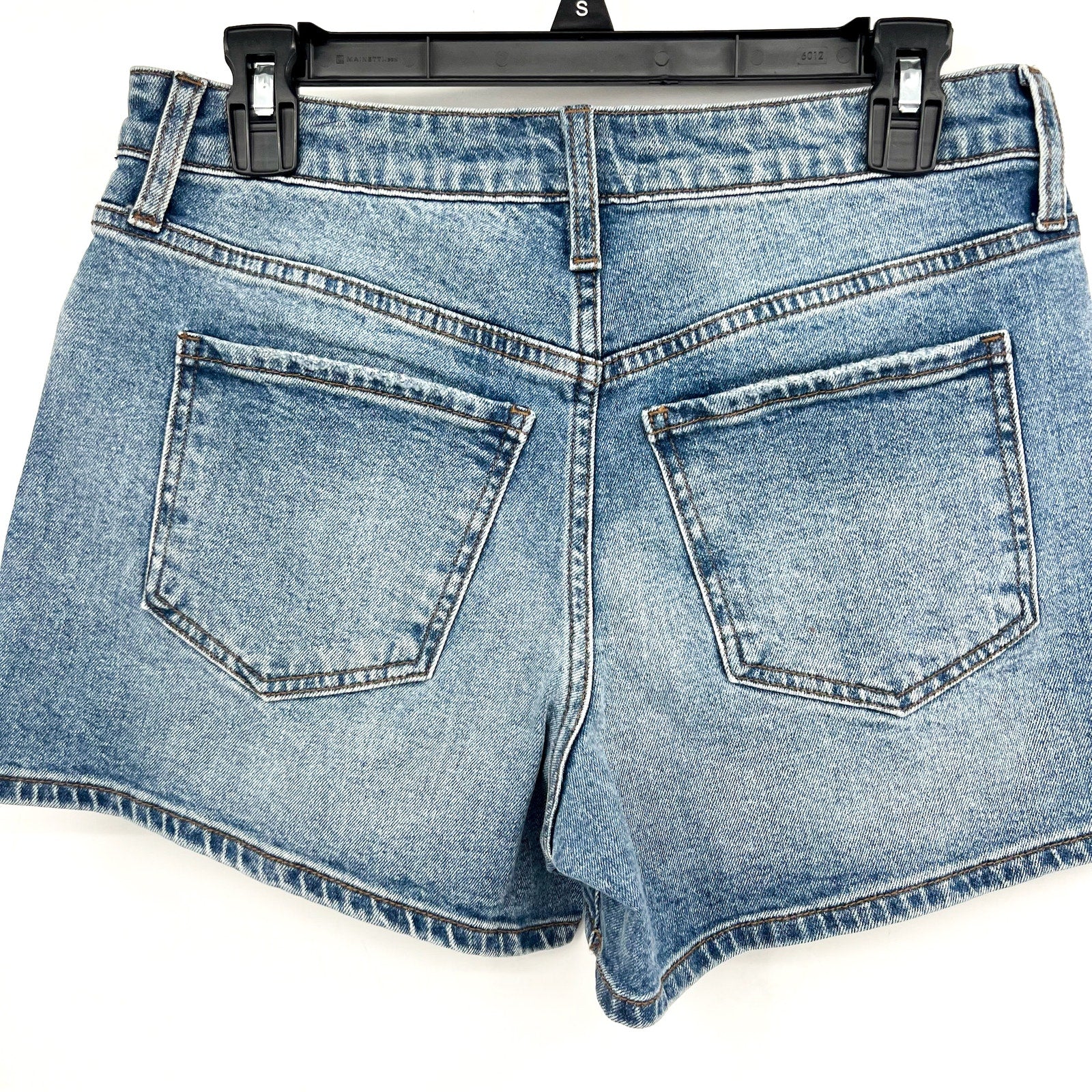 KUT FROM THE KLOTH Jane Denim Shorts Size 2 Peaceful Blue High Rise NWT
