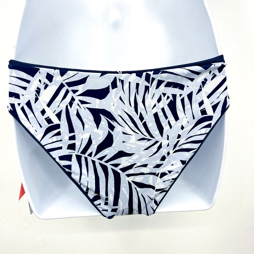 MAAJI Women's Sublimity Reversible Bikini Bottom Large Indigo Blue Printed NWT
