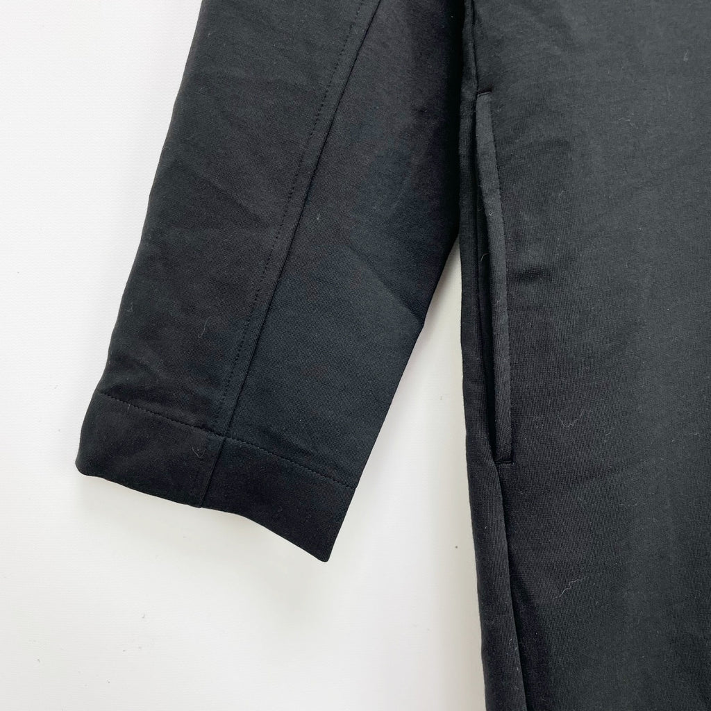Everlane Womens The Dream Coat Small Black Overcoat Knit Long NWT