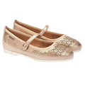 Pikolinos Womens Aguilas Ballet Flats EU 40 US 10 Champagne Gold Leather NWOB
