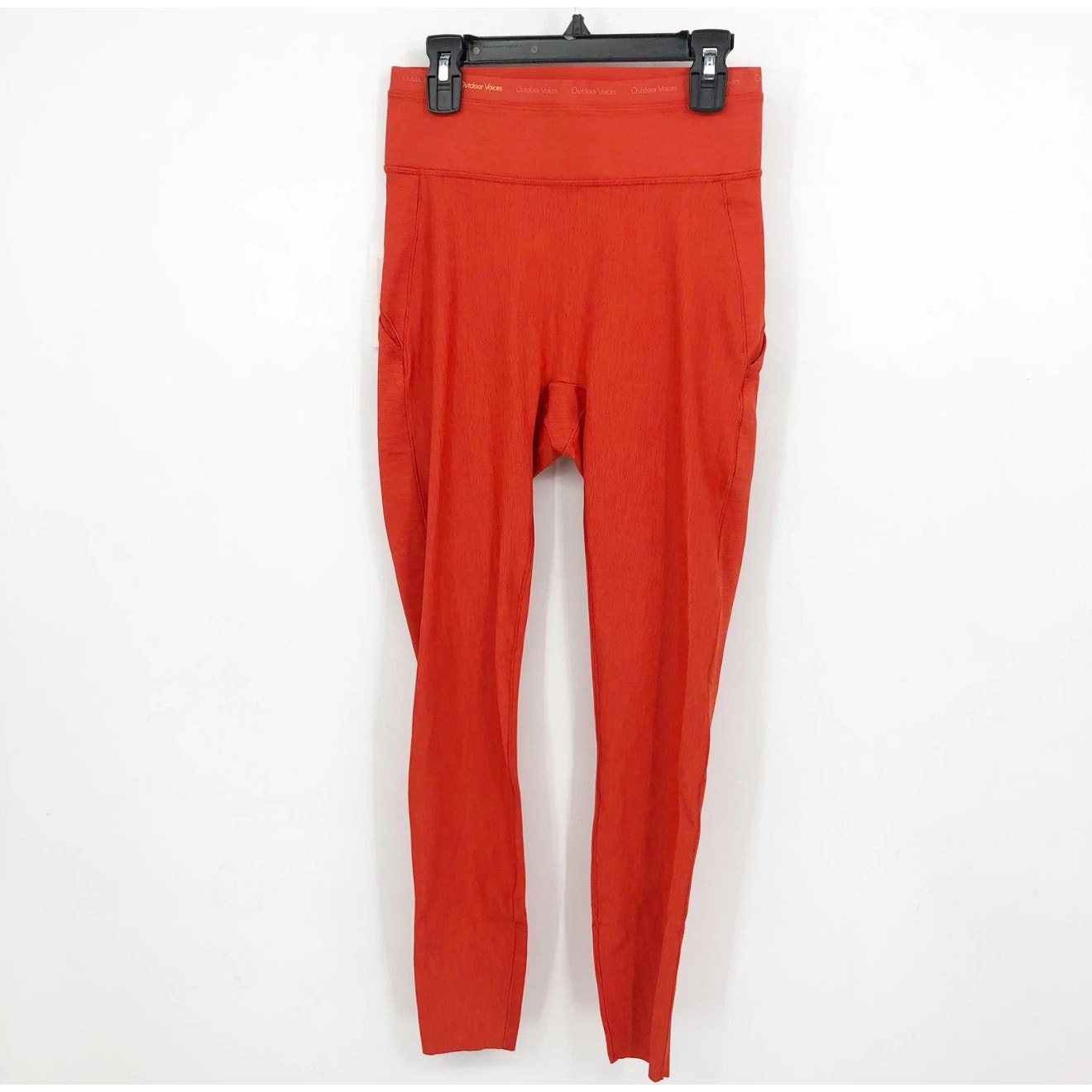 OUTDOOR VOICES Womens Thrive 7/8 Leggings Paprika Orange XS