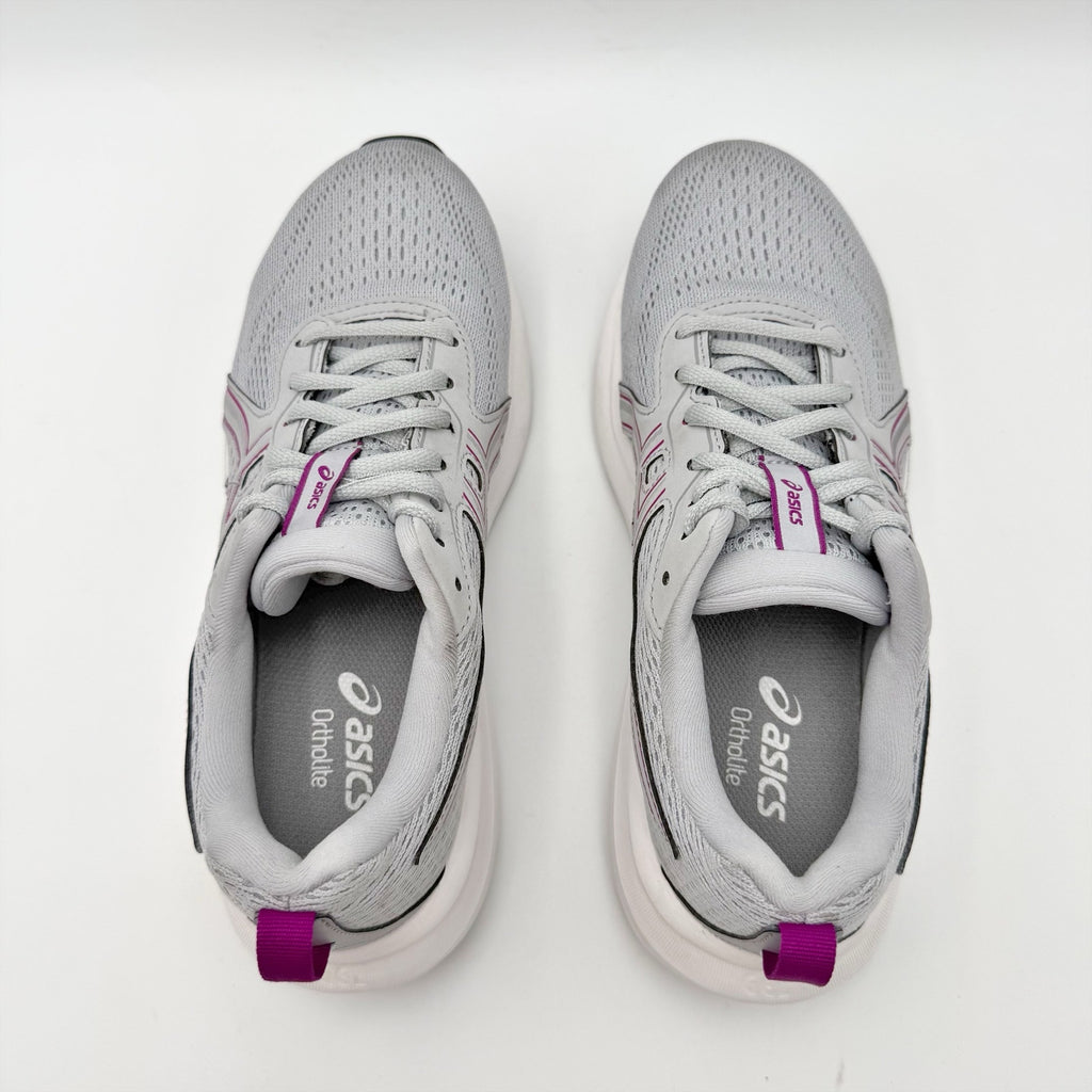 ASICS Womens GEL-Contend 9 Running Sneakers US 7 Wide Grey Purple Athletic NIB