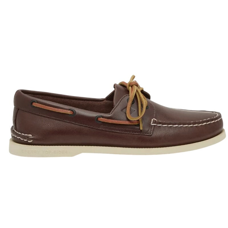 Sperry Mens Authentic Original 2-Eye Boat Shoes US 8 XW EU 41 Brown Leather NIB
