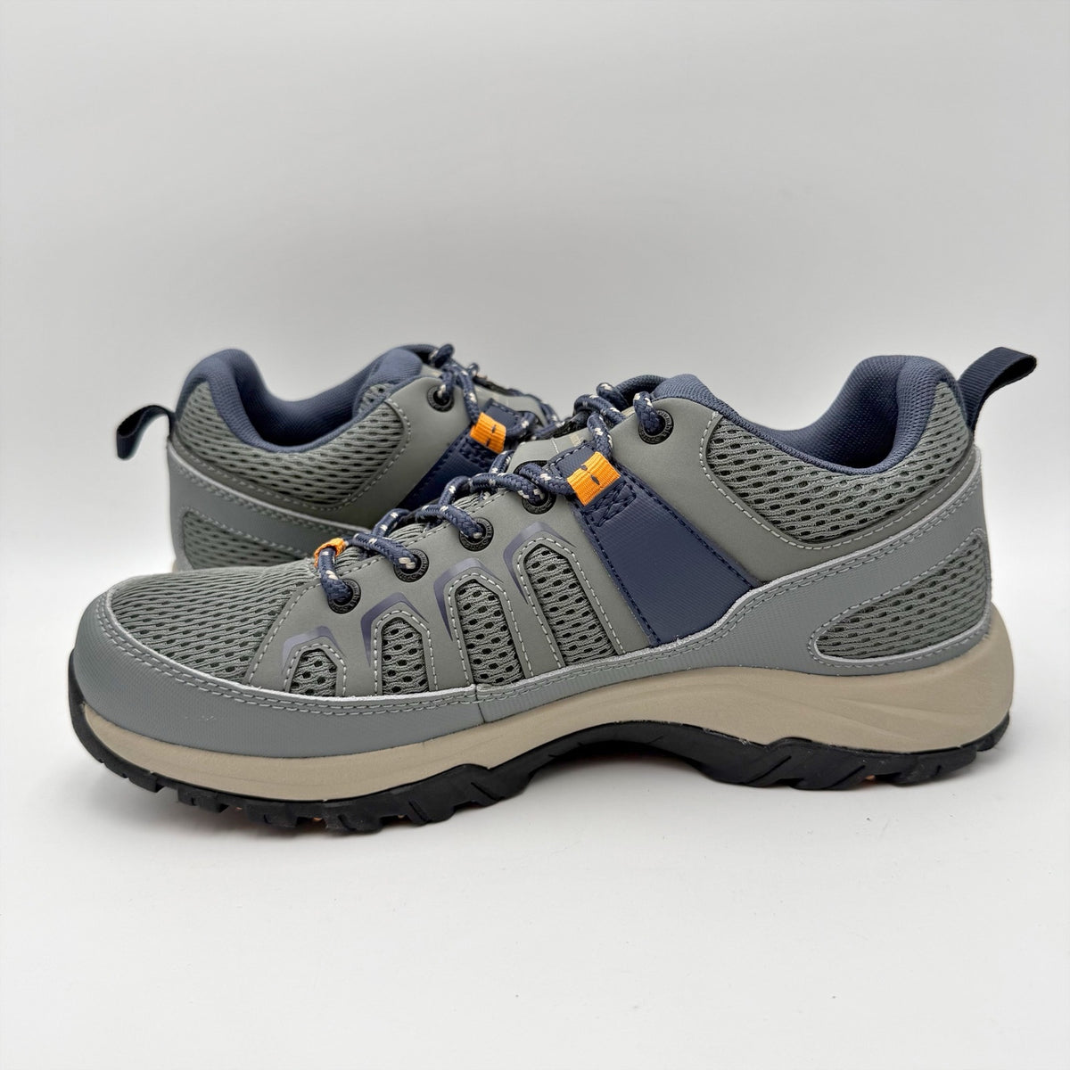 Columbia Womens Granite Trail Hiking Shoes Size 9.5 Blue Grey Waterproof NIB