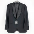 INDOCHINO Men Newbury Tuxedo Jacket 46R Black Satin Trim Shawl Lapel Blazer NWOT