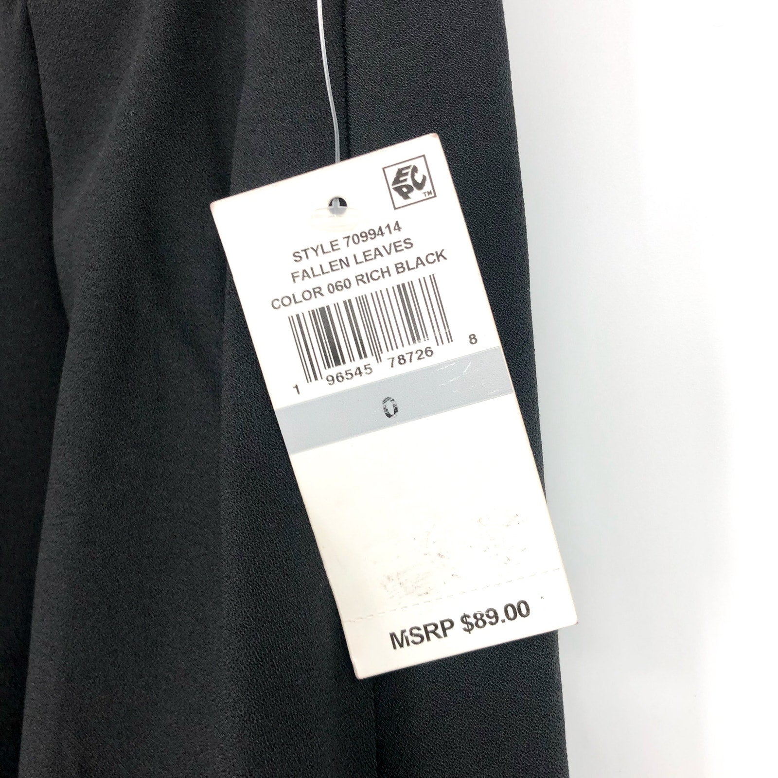 CECE Women's Pleated Mini A-Line Skirt Size 0 Rich Black Stretch Lined NWT