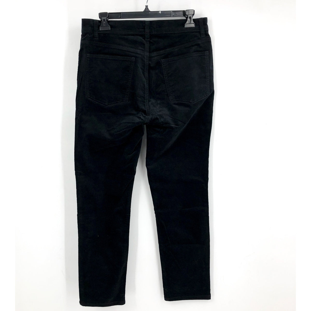 EILEEN FISHER Women's Slim Ankle Jeans Small Black Velveteen High Waisted NWT