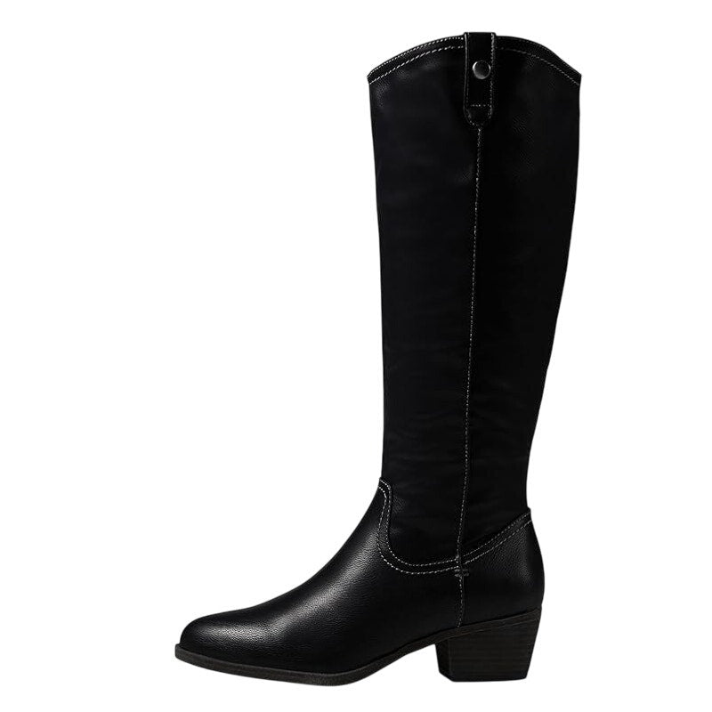 SOUL Naturalizer Womens Zoya Boots US 8 Wide Black Knee High NIB