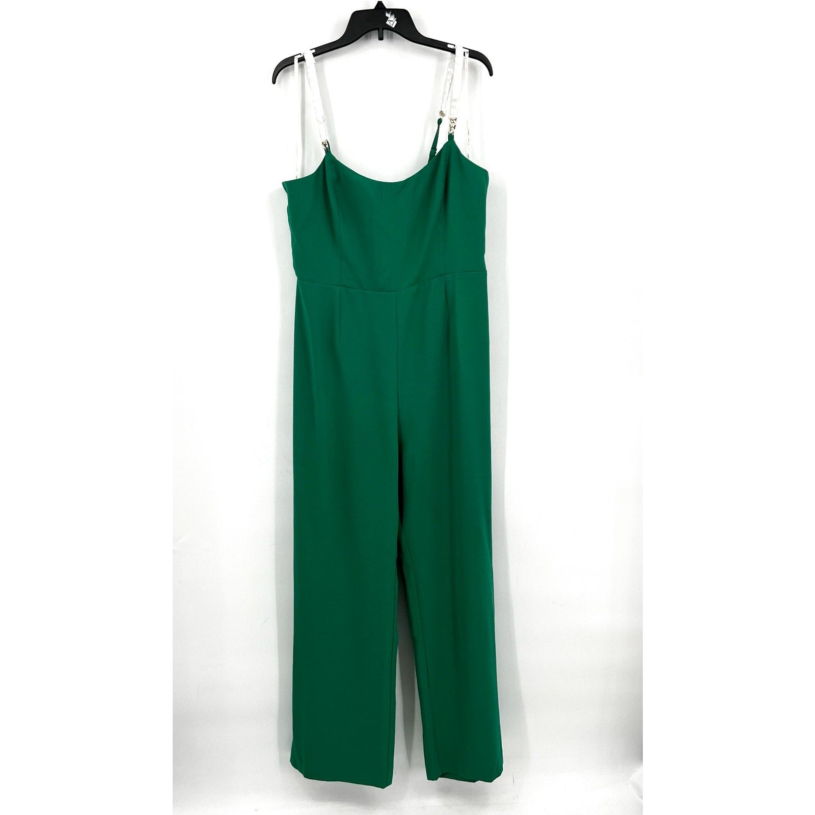 LILLY PULITZER Women's Zemira Sleeveless Jumpsuit Size 16 Green Fiddle Leaf NWT