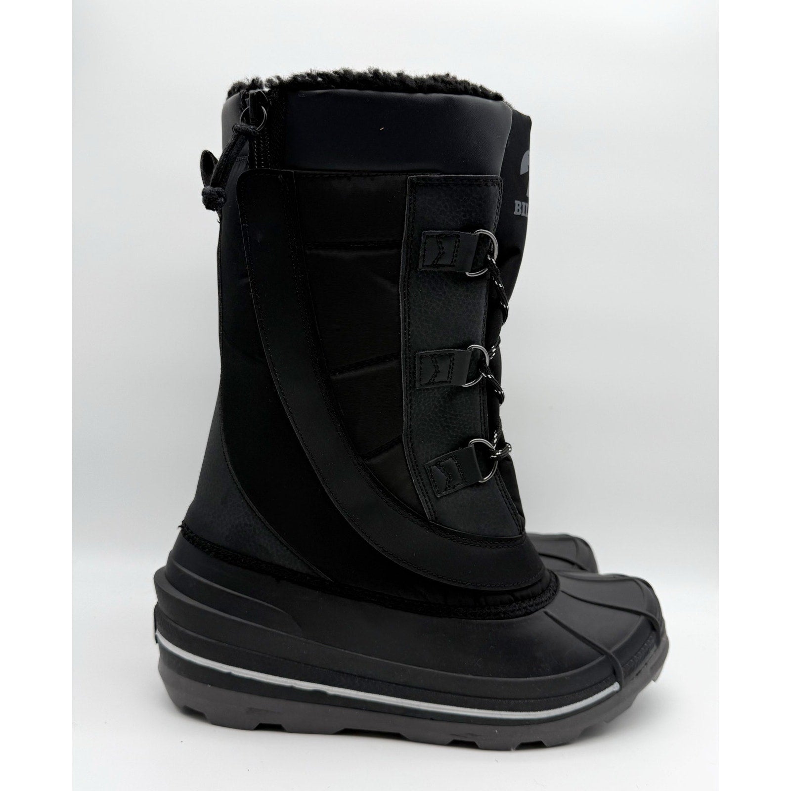 BILLY Footwear Kids Ice II Snow Boots US 7 M EU 39 Black Water Resistant NIB