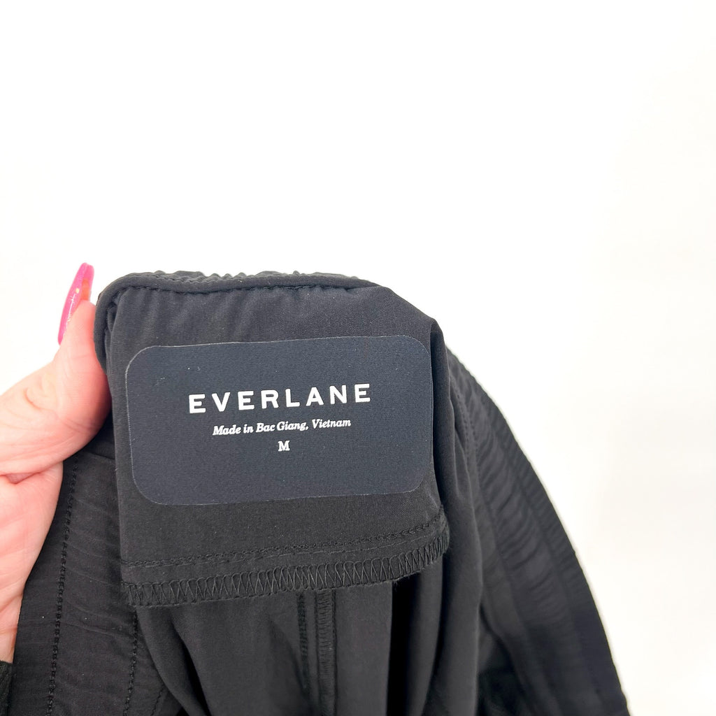 EVERLANE Uniform Men's The Sport Jogger Pants Medium Black Drawstring NWOT