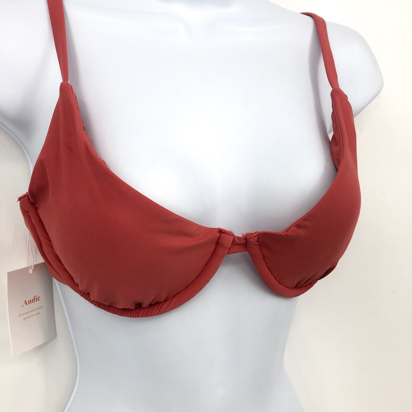 ANDIE SWIM Women's Sicily Underwire Bikini Top Medium Punch Pink