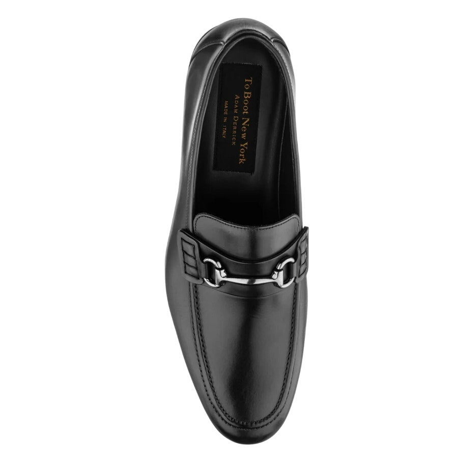 To Boot New York Mens Agostino Bit Loafer US 11.5 M EU 44.5 Black Leather NIB