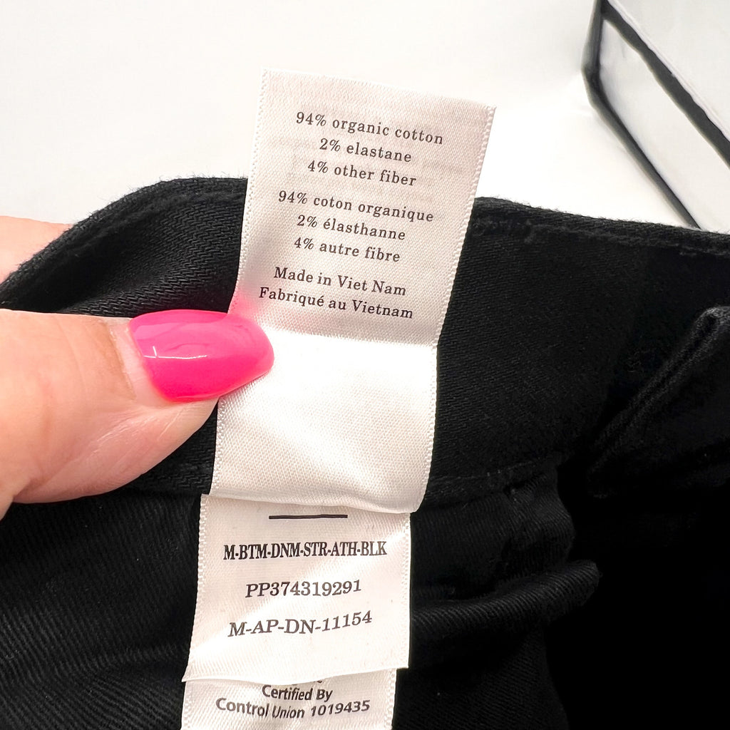 EVERLANE Uniform Men's The Athletic Jeans 35x28 Black 4-Way Stretch Organic NWT