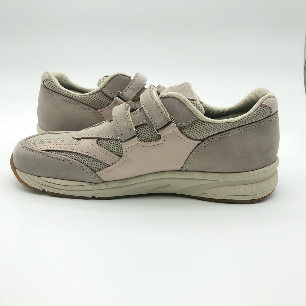 SAS Womens Tour Mesh Comfort Walking Sneaker Size 5 WIDE Taupe Pink NIB