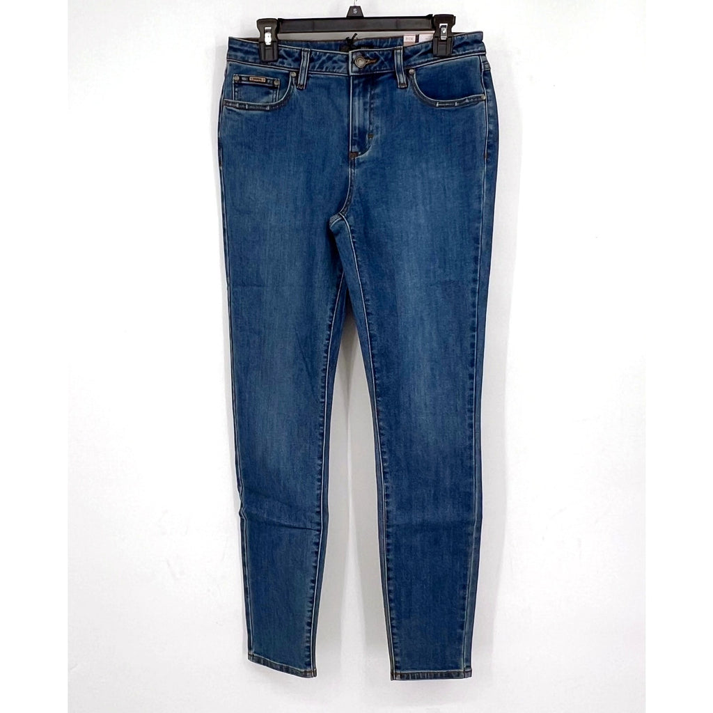 PRANA Womens Sienna Skinny Jeans Size 10 30x31 True Blue Stretch Mid Rise NWT