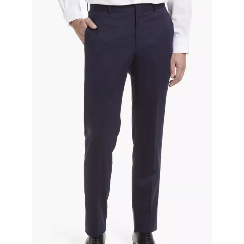 NORDSTROM Men's Tech-Smart Dress Pants Size 38R Black Trim Fit Trouser NWOT