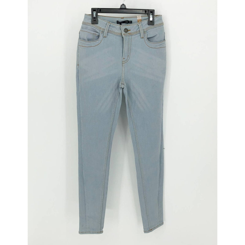 PRANA Women's Soma Skinny Jeans 28x29 US 6 Blue Light Wash High Rise Stretch NWT