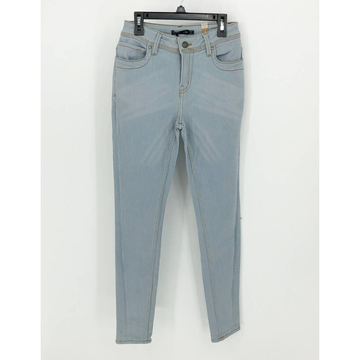 PRANA Women's Soma Skinny Jeans 28x29 US 6 Blue Light Wash High Rise Stretch NWT