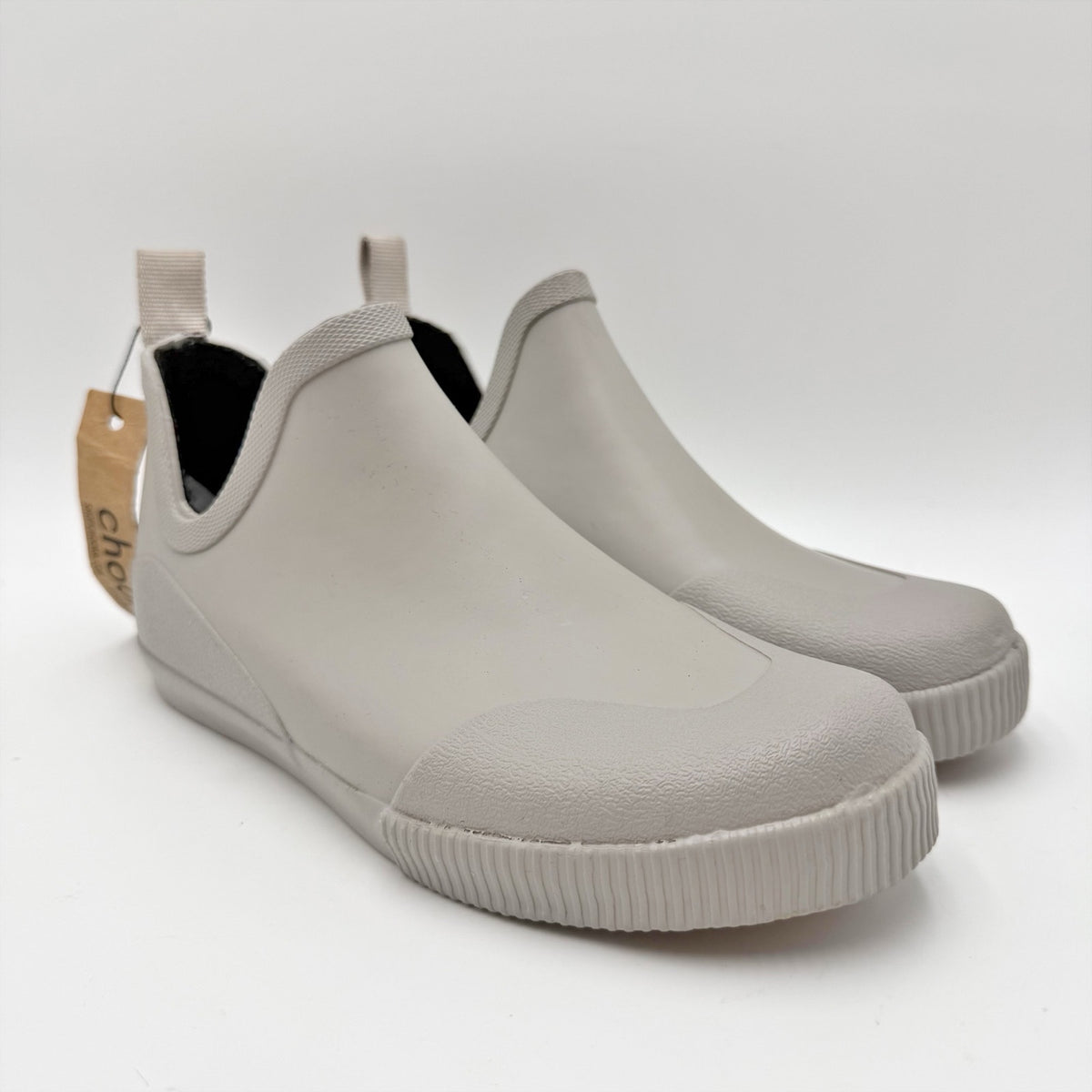 CHOOKA Womens Lakeridge Rain Ankle Boots Size 7 Light Grey Waterproof NWT