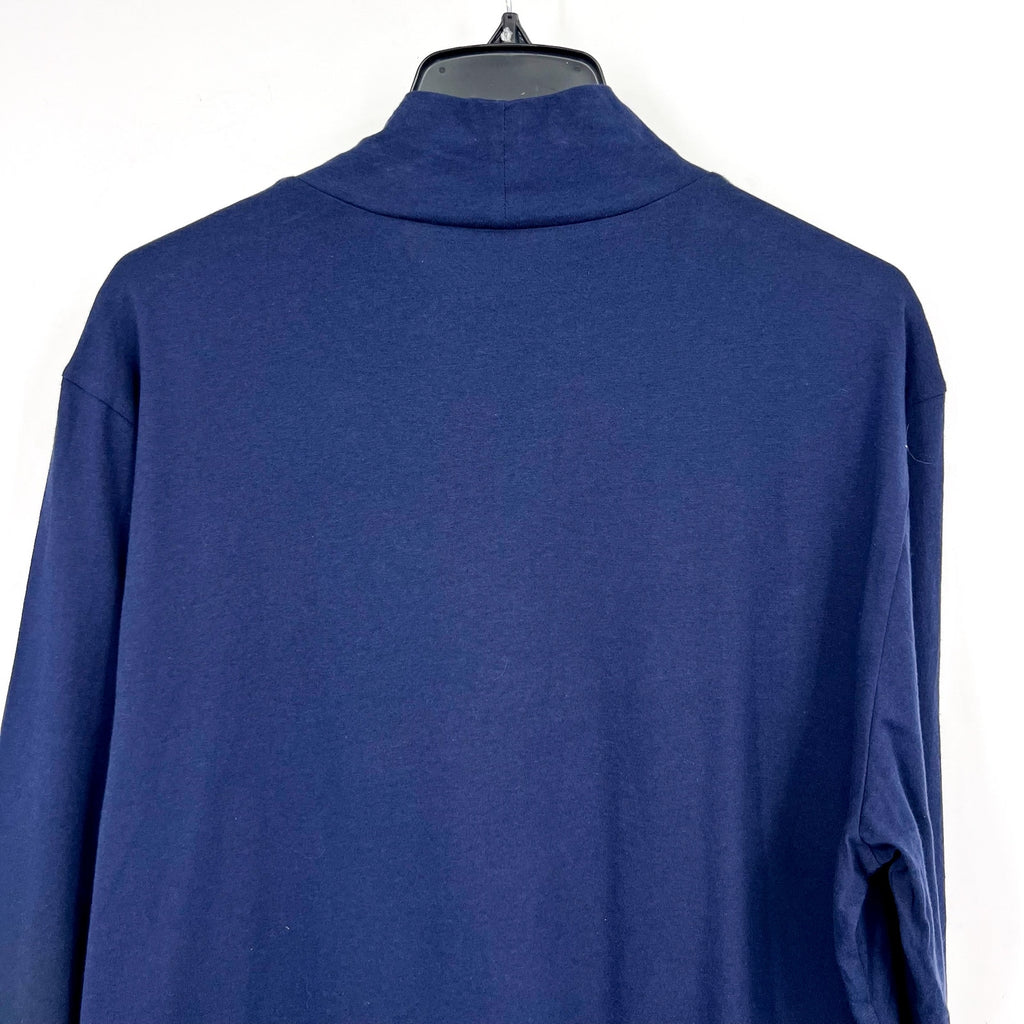 EVERLANE Uniform Men's The Organic Cotton Turtleneck Large Navy Blue NWT