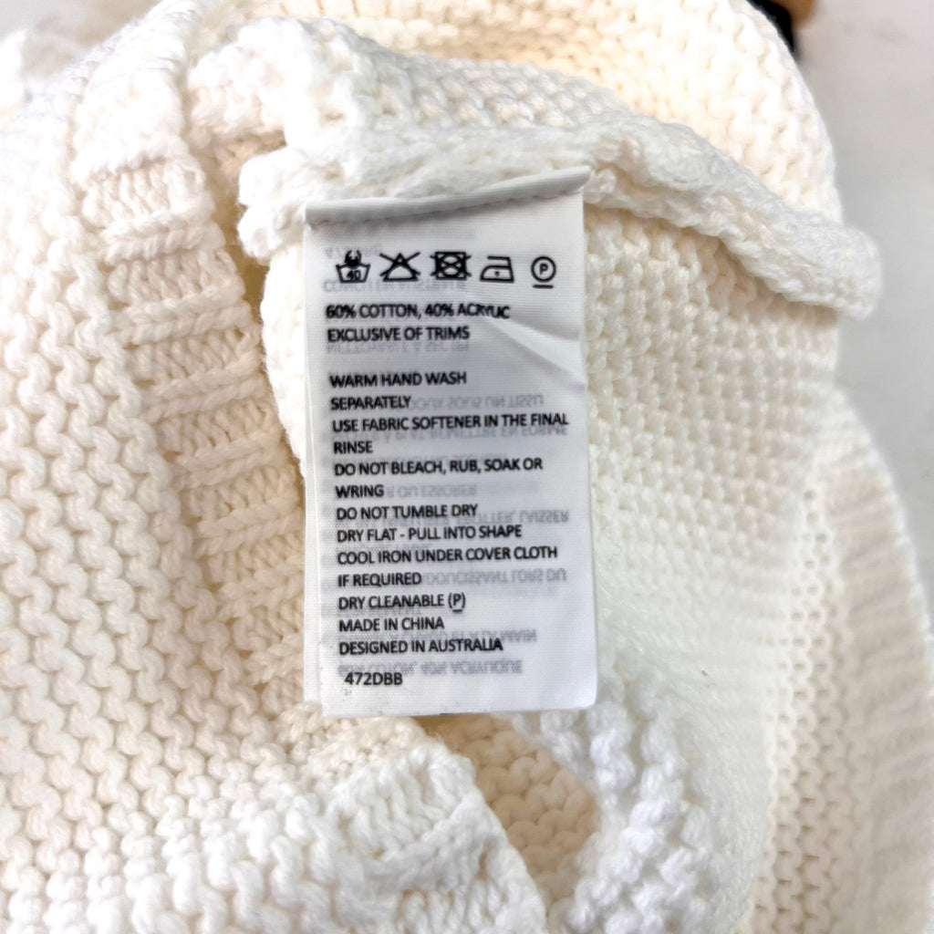 BARDOT JUNIOR Baby Girl Andi Knit Dress 12-18 Months Orchid White Sleeveless NWT