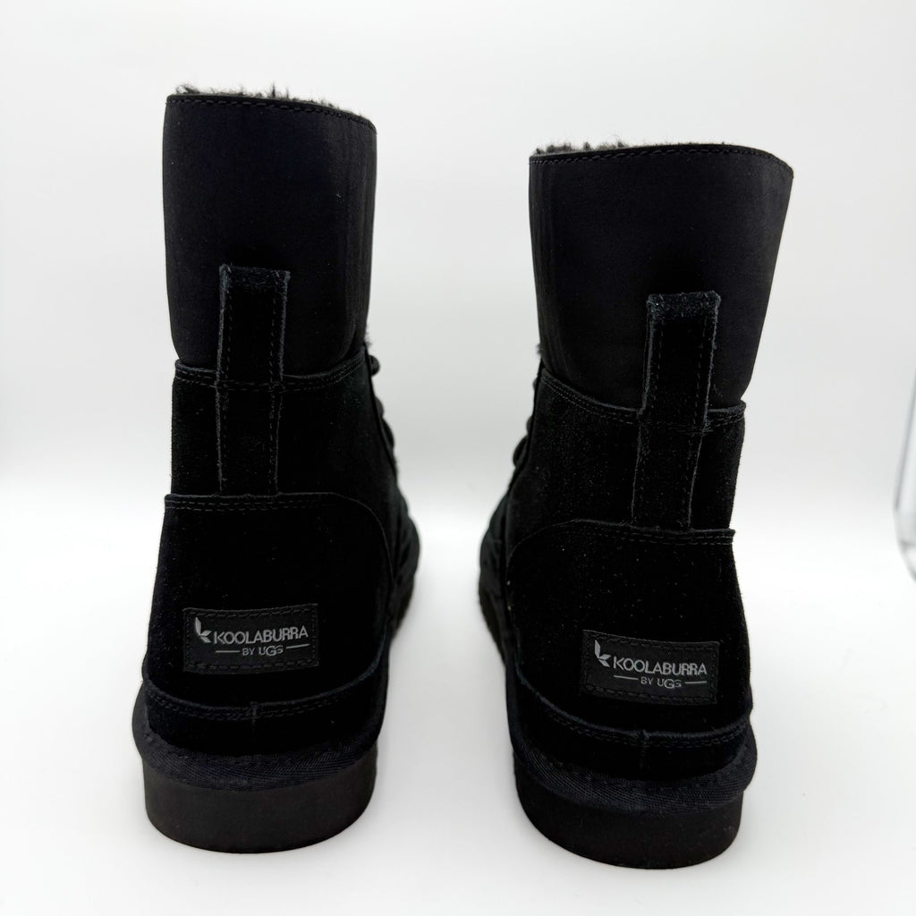 Koolaburra by UGG Womens Advay Tall Boot US 12 EU 43 Black Suede NWOB