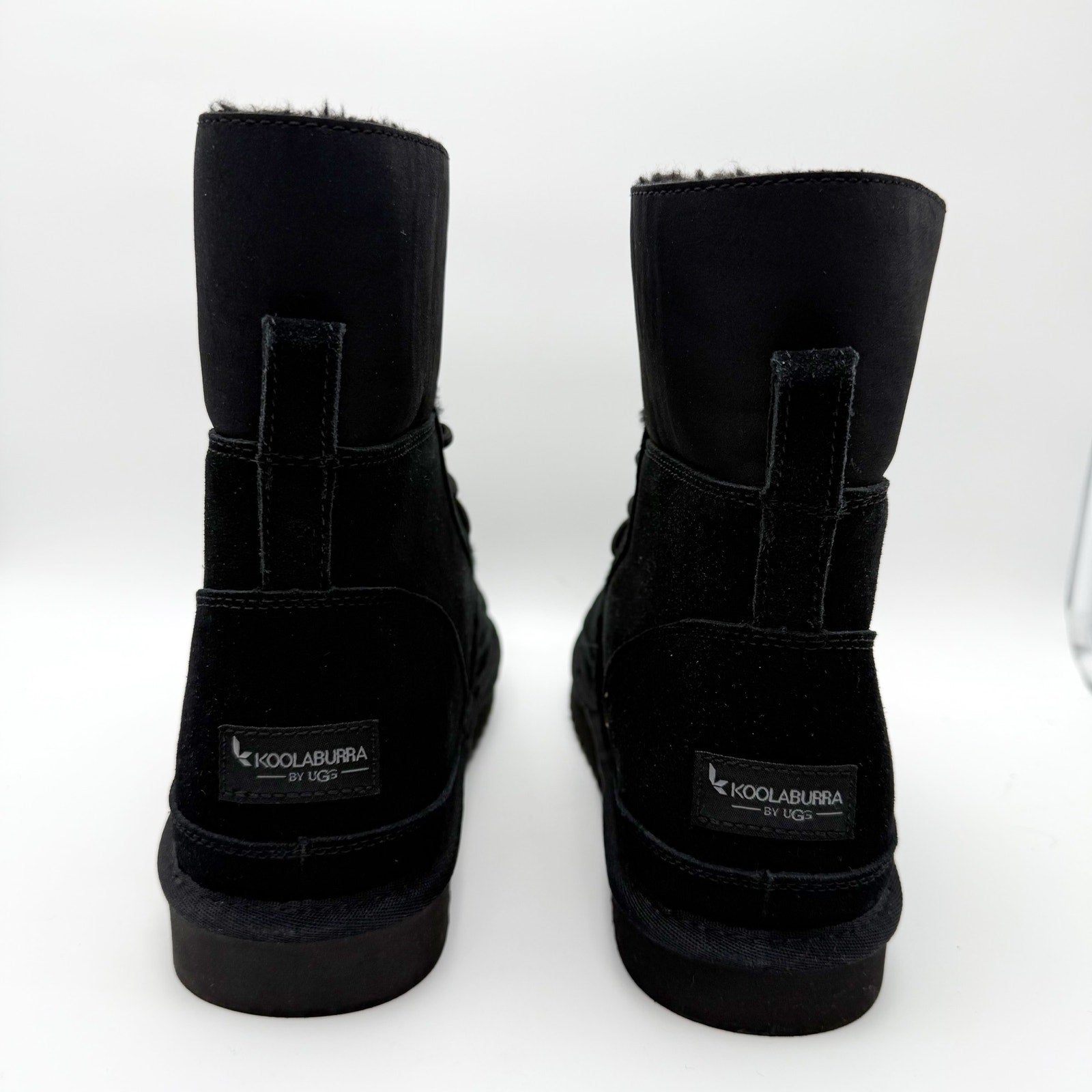 Koolaburra by UGG Womens Advay Tall Boot US 12 EU 43 Black Suede NWOB