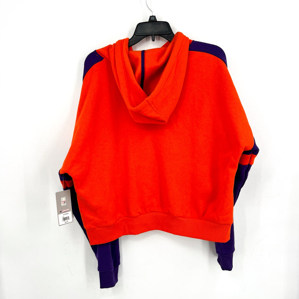 COLOSSEUM Womens Clemson Tigers Hoodie XL Orange Purple Sweatshirt NWT