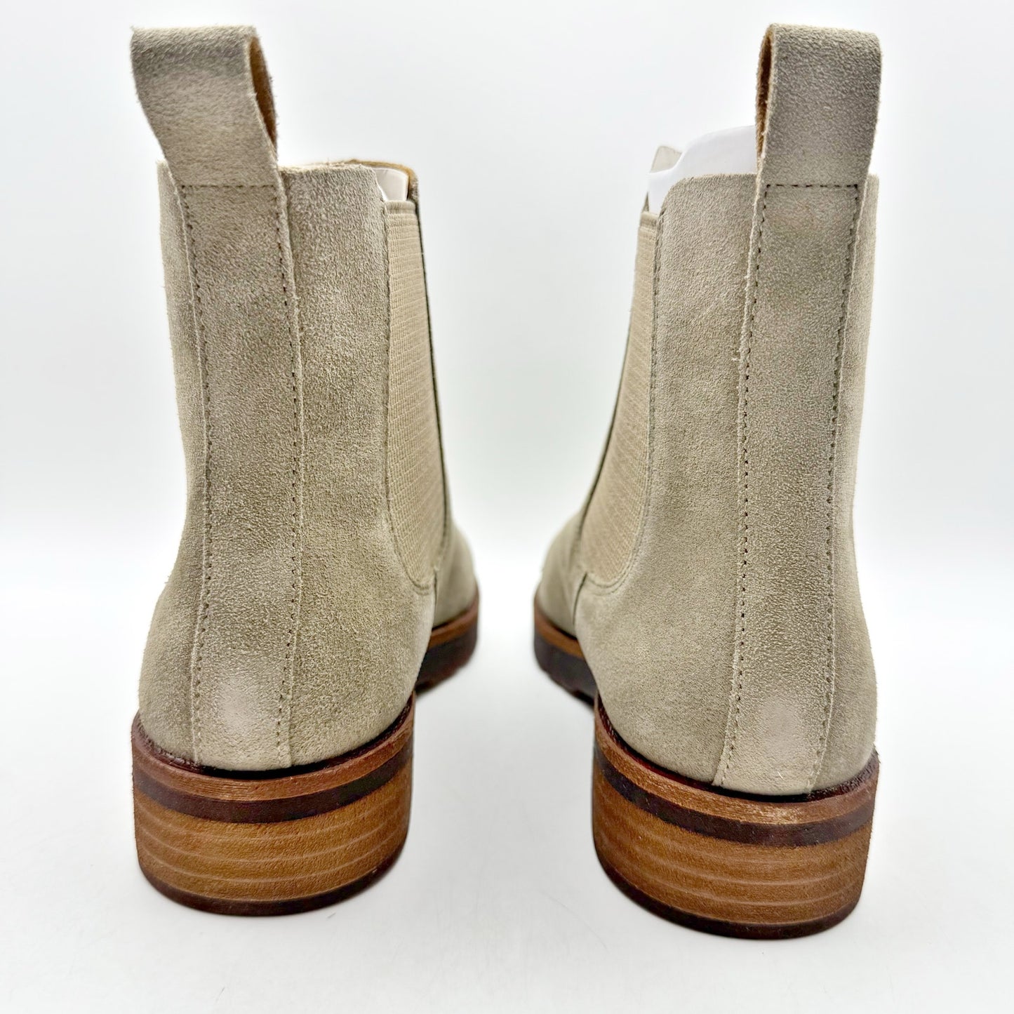 Kork Ease Womens Bristol Chelsea Ankle Boots US 6.5 M Taupe Suede NIB