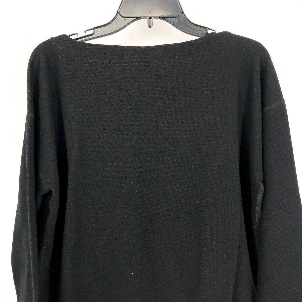 EILEEN FISHER Women's Reversible Box Top Small Black Long Sleeve NWT