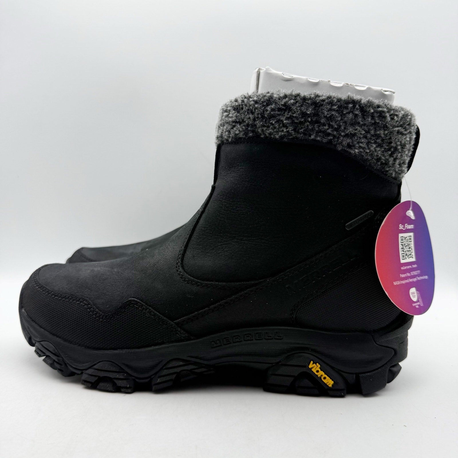 Merrell Women Coldpack 3 Thermo Mid Boot US 9 EU 40 Black Leather Waterproof NIB