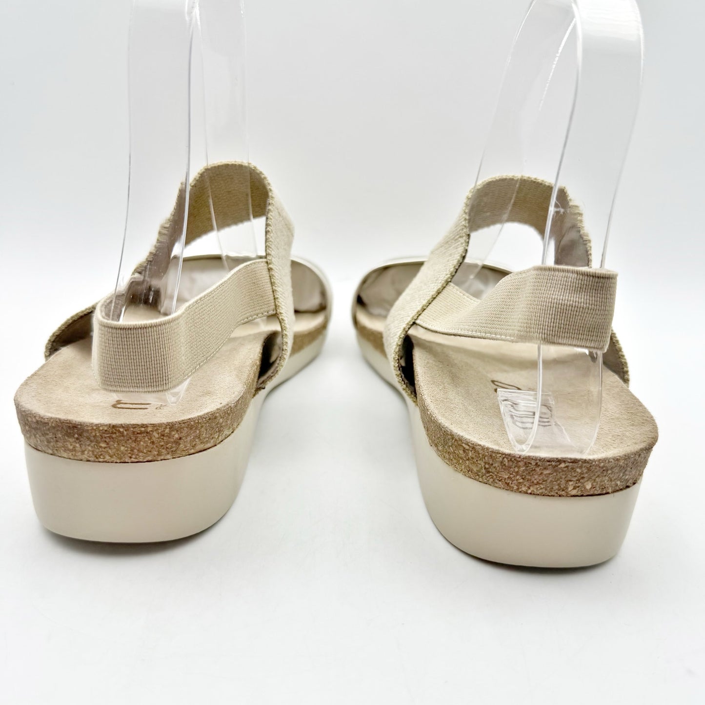 Munro Womens Pisces Casual Sandal US 9.5 WW EU 40 Gold Slingback NIB