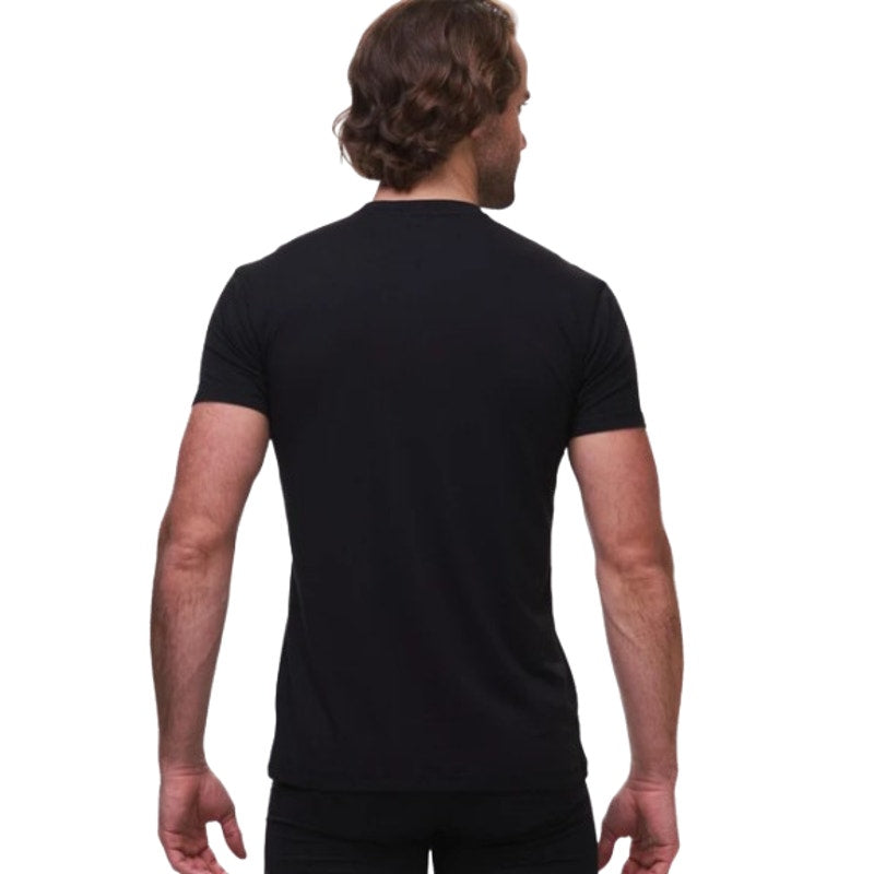 TASC Men's BamBare Bamboo Comfort Crewneck Undershirt XL Black NWT