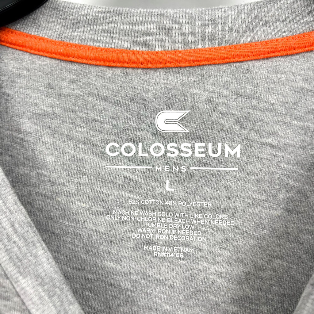 COLOSSEUM Mens Sam Houston State Bearkats TShirt Large Grey Long Sleeve NWT