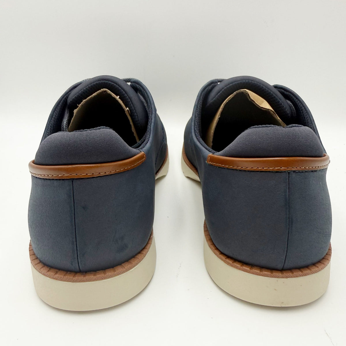 Dr. Scholls Mens Sync Oxford Shoes Size 12 M EU 46 Navy Blue Knit NIB