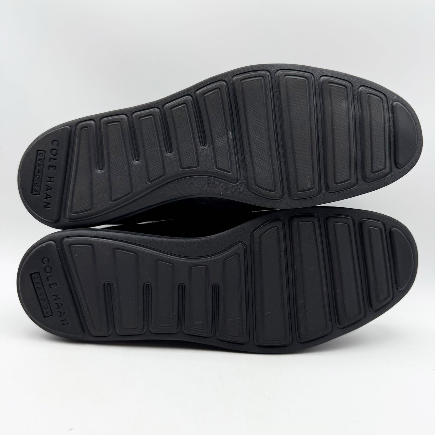 Cole Haan Mens Original Grand Wing Tip Oxford Shoes US 11 M Black Leather NWOB