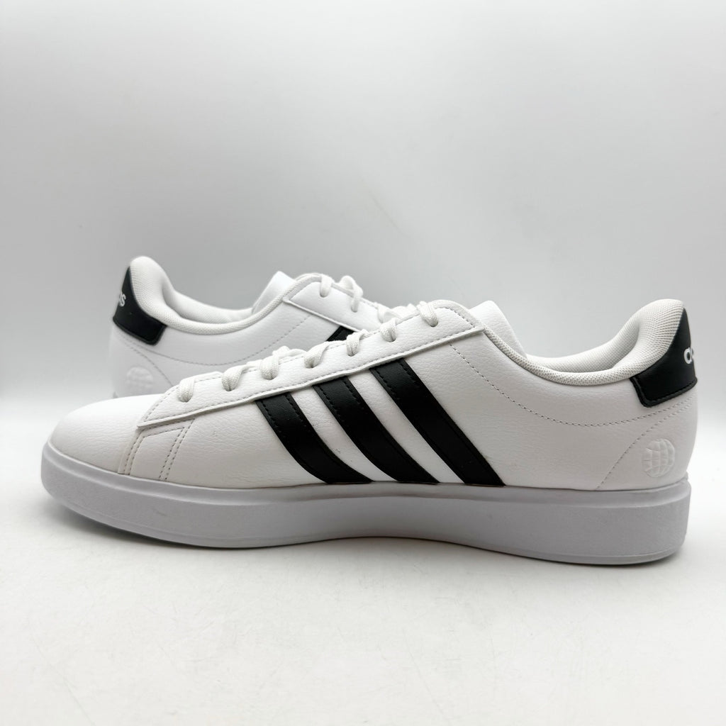 Adidas Mens Grand Court 2.0 Casual Sneakers US 12 White Black NWOB