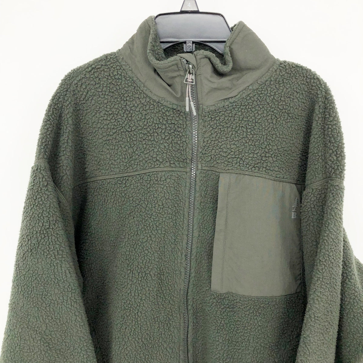 BASS OUTDOORS Women's Coastal Sherpa Jacket XS Green Fleece Outdoor NWT